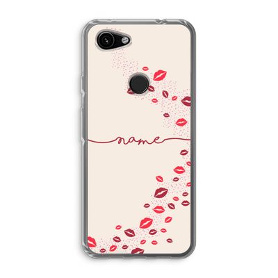 Kusjes: Google Pixel 3a Transparant Hoesje