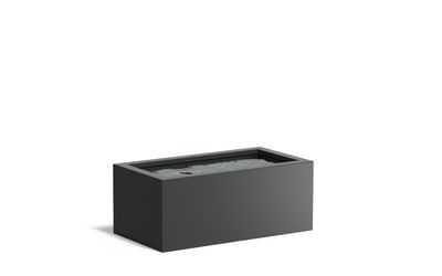 Aluminium vijverbak 150x80x60cm