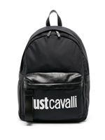 Just Cavalli sac à dos zippé à logo embossé - Noir - thumbnail