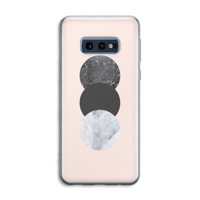 Marmeren cirkels: Samsung Galaxy S10e Transparant Hoesje