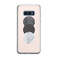 Marmeren cirkels: Samsung Galaxy S10e Transparant Hoesje