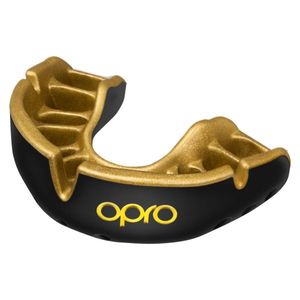 OPRO 790005 Gold Ultra Fit Mouthguard - Black/Gold - JR