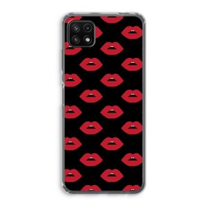 Lips: Samsung Galaxy A22 5G Transparant Hoesje