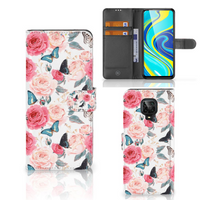 Xiaomi Redmi Note 9 Pro | Note 9S Hoesje Butterfly Roses