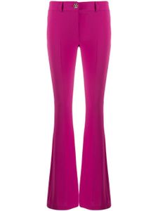 Philipp Plein pantalon à design évasé - Rose