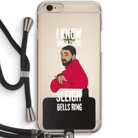 Sleigh Bells Ring: iPhone 6 / 6S Transparant Hoesje met koord