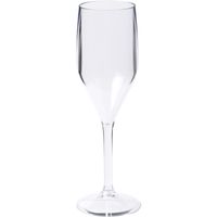 Champagneglazen - 4x - transparant - onbreekbaar kunststof - 150 ml