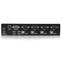 StarTech.com 4-poort Professionele VGA USB KVM-Switch met Hub - thumbnail