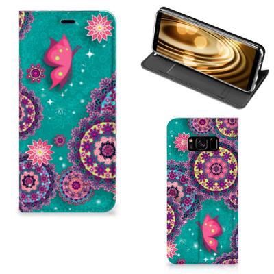 Samsung Galaxy S8 | Bookcase | Cirkels en Vlinders