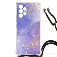Back Cover voor Samsung Galaxy A53 Watercolor Paars Back Cover voor Samsung Galaxy A53 Watercolor Paars