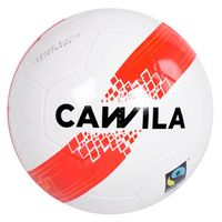 CAWILA VOETBAL ARENA LEAGUE X-LITE 290GR WIT/ROOD/ORANJE - thumbnail