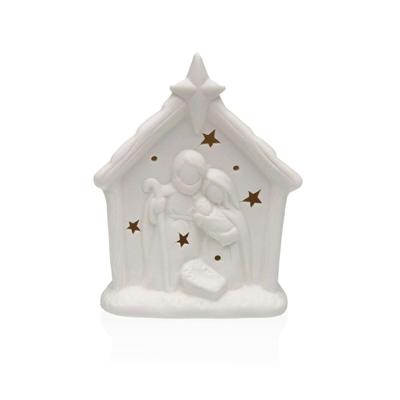 Kerstversiering Versa Wit Geboorte/Bethlehem 4,8 X 14,3 X 11 CM Decoratieve figuren