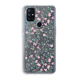 Sierlijke bloemen: OnePlus Nord N10 5G Transparant Hoesje