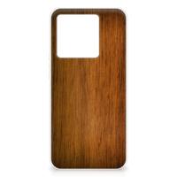 Xiaomi 13T | Bumper Hoesje | Donker Hout