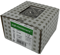 pgb-fasteners Universele Spaanplaatschroef RVS A2 VK-T Deeldraad verzonken kop Ø 5,0x40 TX25 | 200 st | PGWVTVA00005000403