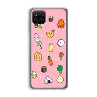 Happy bento friends: Samsung Galaxy A12 Transparant Hoesje