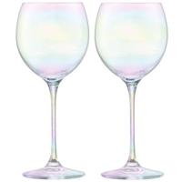 L.S.A. Polka Wijnglas 400ml Mother of Pearl Set van 4 Stuks