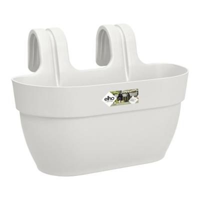 ELHO - Bloempot - Vibia Campana Easy Hanger Medium - Zijde Wit - Buitenbalkon - L 24,1 x B 36 x H 26,5 cm