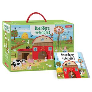 Rebo Publishers Boek en puzzel - boerderijvriendjes