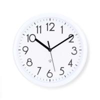 Wandklok | Diameter: 220 mm | Kunststof | Wit Wandklok | Diameter: 220 mm | Kunststof | Wit
