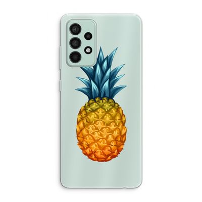Grote ananas: Samsung Galaxy A52s 5G Transparant Hoesje