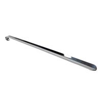 Gerimport Schoenlepel - 51 cm - metaal - zilver - met haak - instaphulp - schoenen