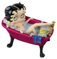Betty Boop In Fuchsia Glitter Badkuip Beeld