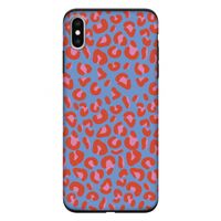 Leopard blue: iPhone XS Max Tough Case