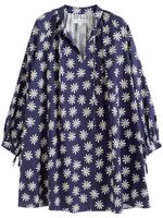 Chinti & Parker robe Ditsy à fleurs - Bleu