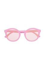 Dolce & Gabbana Kids lunettes de soleil à monture ronde - Rose