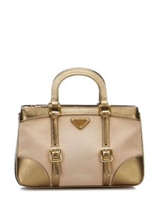 Prada Pre-Owned sac à main à empiècements (2013) - Tons neutres