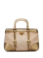 Prada Pre-Owned sac à main à empiècements (2013) - Tons neutres