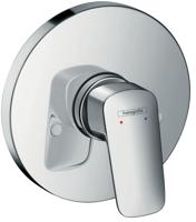 Hansgrohe Logis ééngreeps douchemengkraan afbouwdeel, chroom