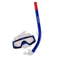 Snorkelset - blauw - kinderen - 3-8 jaar - zwembril - mondstuk - snorkelen