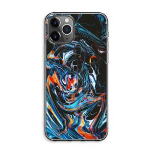 Black Unicorn: iPhone 11 Pro Max Transparant Hoesje