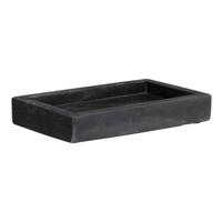 Leen Bakker - Tray Ivy - - 20x12 Cm - Marmer - Zwart Leen Bakker - Tray Ivy - - 20x12 Cm - Marmer - Zwart