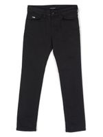 Emporio Armani Kids pantalon à coupe slim - Bleu
