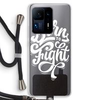 Born to Fight: Xiaomi Mi Mix 4 Transparant Hoesje met koord
