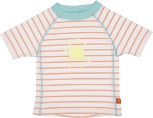 Lassig Short Sleeve Rashguard girls Sailor peach 18 months