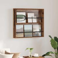Tijdschrift Rek met plank Oudhout 80 x 12 x 70 cm Bewerkt hout