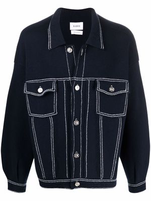 Barrie veste oversize en jean - Bleu