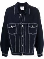 Barrie veste oversize en cachemire - Bleu