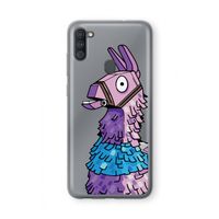 Lama: Samsung Galaxy A11 Transparant Hoesje