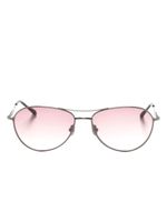 Matsuda lunettes de soleil M3139 à monture pilote - Gris