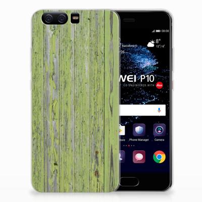 Huawei P10 | Bumper Hoesje | Green Wood