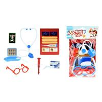 Doctor set met stethoscoop spuit en accesoires Doctor set met stethoscoop spuit en accesoires
