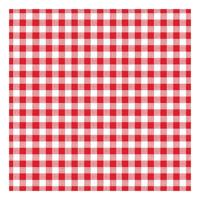 Servetten rood/wit geblokt - 90x st - papier - 33 x 33 cm - feestservetten