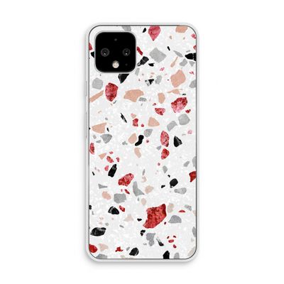 Terrazzo N°12: Pixel 4 Transparant Hoesje