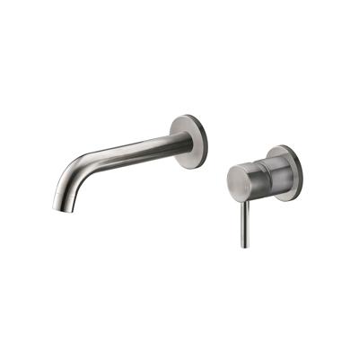 Wastafelkraan Inbouw Compleet Wiesbaden Cain Met Coldstart 304 RVS