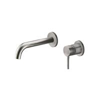 Wastafelkraan Inbouw Compleet Wiesbaden Cain Met Coldstart 304 RVS